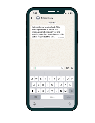 WhatsApp Health Check Message