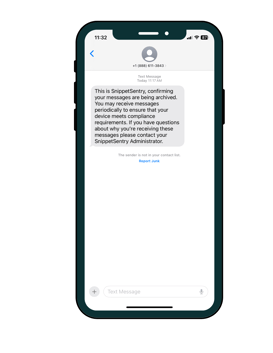 iMessage SentryWatch ConfirmationSS